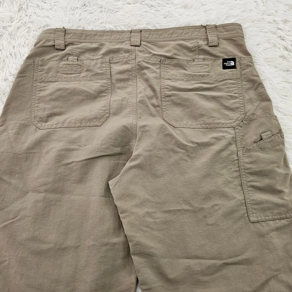 The North‎ Face Men Sz 36 Tan Straight Leg Outdoor Gorpcore Pants Hiking Camping